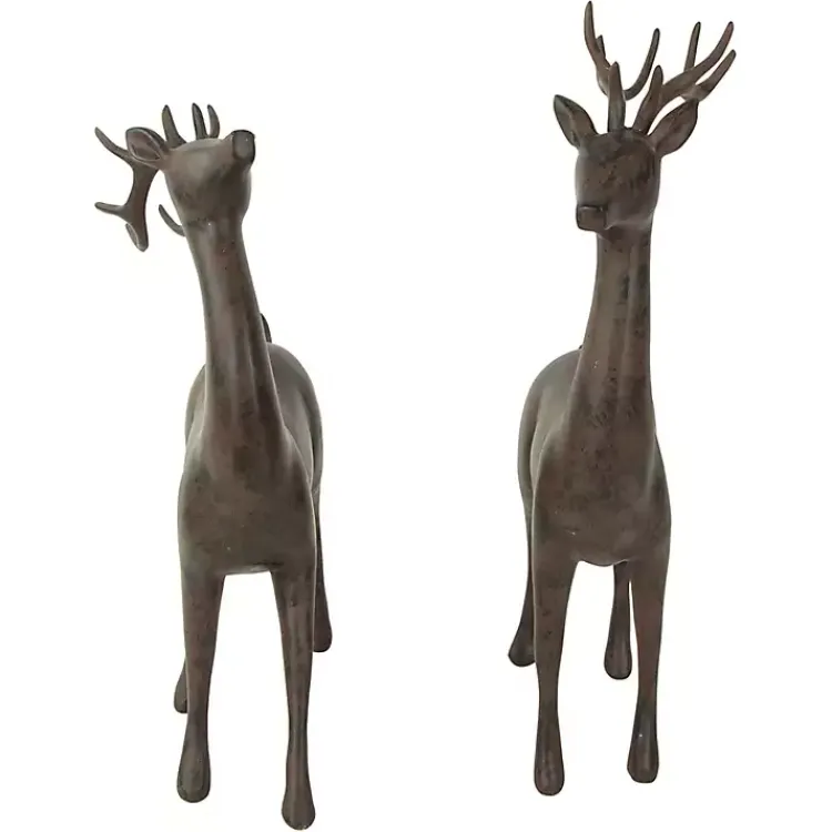 Outlet Reindeer Figurines, Set of 2 Christmas Decorations