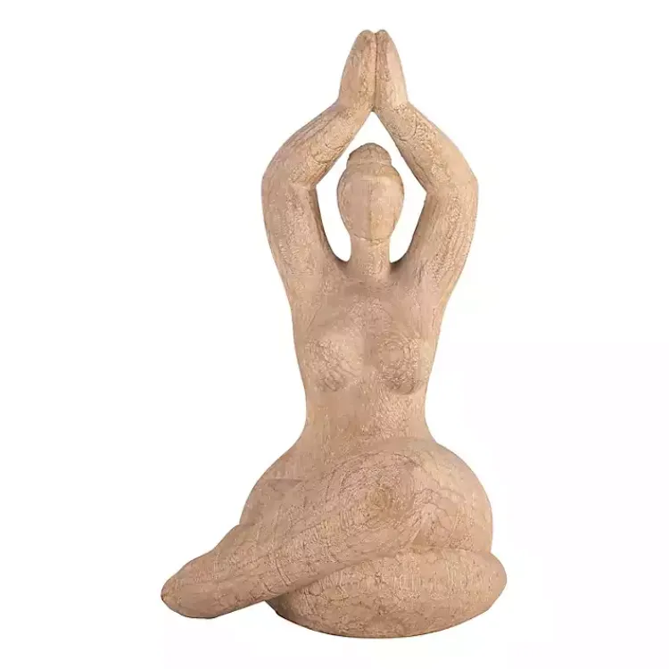 Hot Resin Namaste Female Yoga Figurine Statues & Figurines