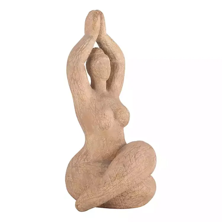 Hot Resin Namaste Female Yoga Figurine Statues & Figurines