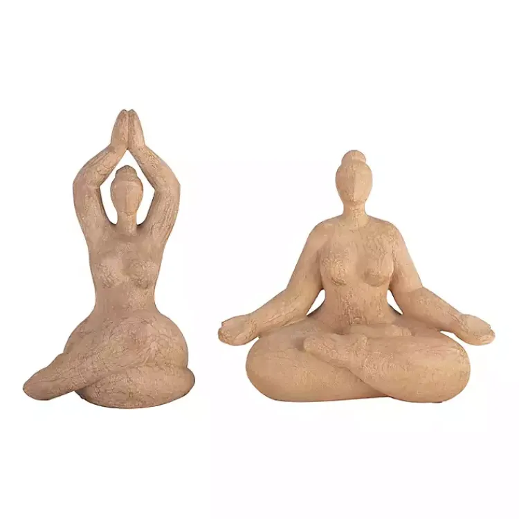 Hot Resin Namaste Female Yoga Figurine Statues & Figurines