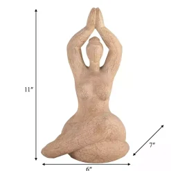 Hot Resin Namaste Female Yoga Figurine Statues & Figurines