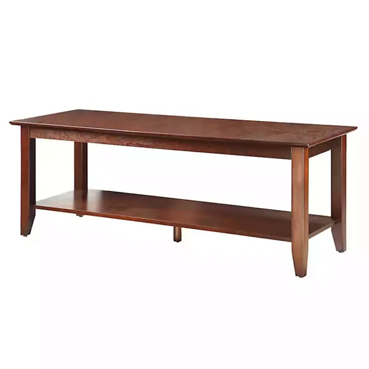 Kirklands Home Coffee Tables|Simple Rectangular Coffee Table Brown