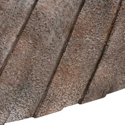 Kirklands Home Table Lamps|Brown Textured Oval Shade Table Lamp Ivory