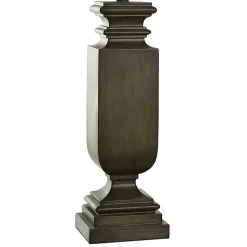 Kirklands Home Table Lamps|Brown Traditional Rectangular Table Lamp