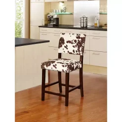 Kirklands Home Bar Stools & Counter Height Stools|Udder Madness Counter Stool Brown