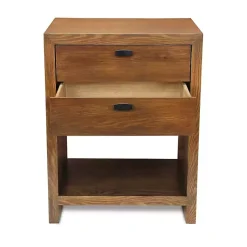 Kirklands Home Dressers & Chests|Vivara 2-Drawer Nightstand Brown
