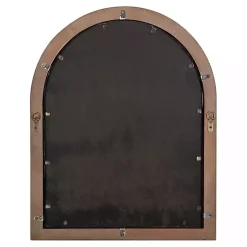 Kirklands Home Decorative Mirrors|Windowpane Arch Nala Mirror Brown