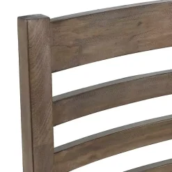 Kirklands Home Dining Chairs|Brown Wood Farmhouse Dining Chairs, Set of 2