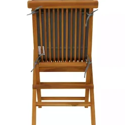 Kirklands Home Outdoor Dining|Wood Outdoor Folding Dining Chairs, Set of 2 Brown