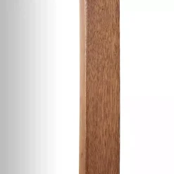 Kirklands Home Decorative Mirrors|Wood Rounded Edges Mirror Brown