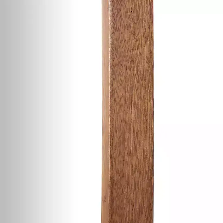 Kirklands Home Decorative Mirrors|Wood Rounded Edges Mirror Brown