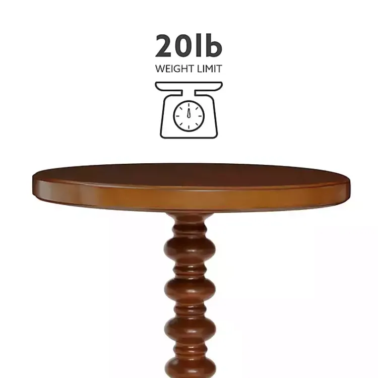 Kirklands Home Accent & End Tables|Wood Spindle Side Table Brown