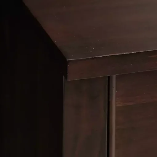 Kirklands Home Cabinets & Sideboards|Wood Turned Legs 2-Drawer Chest Brown