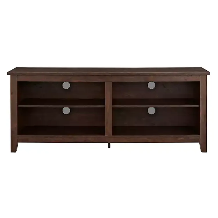 Kirklands Home Tv Stands & Media Consoles|Wood TV Stand, 58 in. Brown