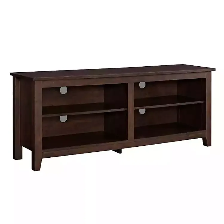 Kirklands Home Tv Stands & Media Consoles|Wood TV Stand, 58 in. Brown