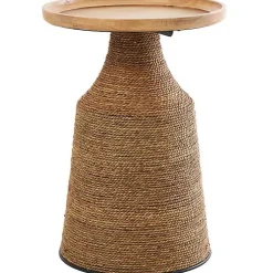 Kirklands Home Accent & End Tables|Wood Wrapped Accent Table Brown
