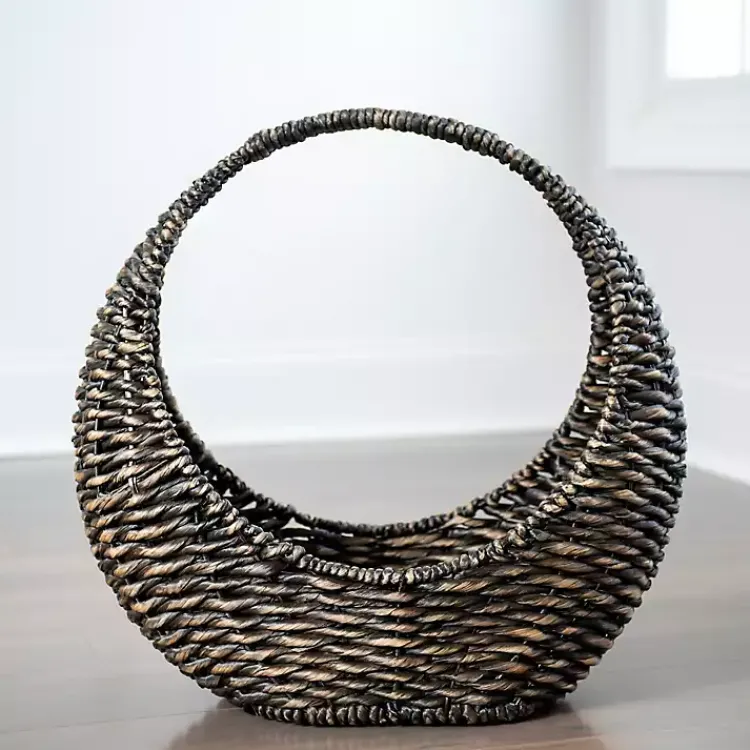 Hot Woven Half Moon Basket Baskets & Boxes