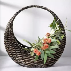 Hot Woven Half Moon Basket Baskets & Boxes