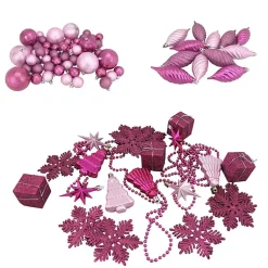 Sale Bubblegum Shatterproof Christmas Ornament Set Christmas Ornaments