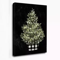 Outlet Buffalo Check Christmas Tree Canvas Art Print Christmas Art & Wall Decor
