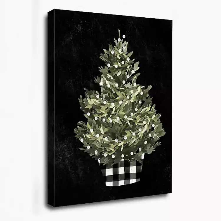 Outlet Buffalo Check Christmas Tree Canvas Art Print Christmas Art & Wall Decor