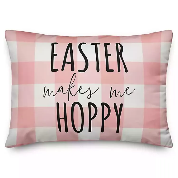 Buffalo Check Easter Pillow Easter Decorations