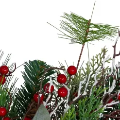 Hot Buffalo Check Plaid Ribbon Holiday Wreath Wreaths