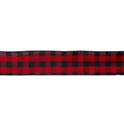 Online Buffalo Plaid and Burlap Bow Christmas Tree Topper Christmas Tree Decorations