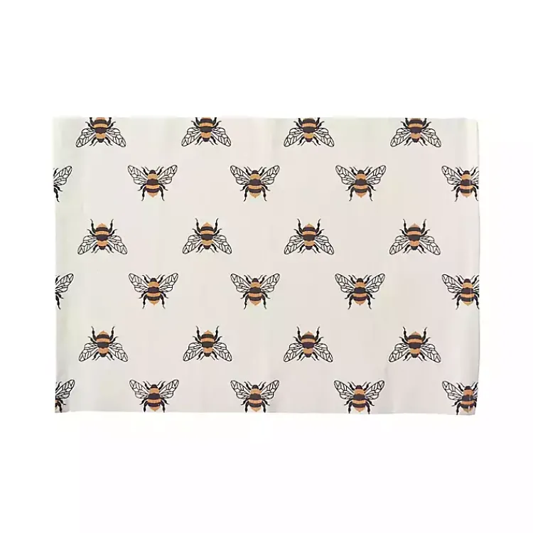 Kirklands Home Table Linens|Bumble Bee Placemats, Set of 6