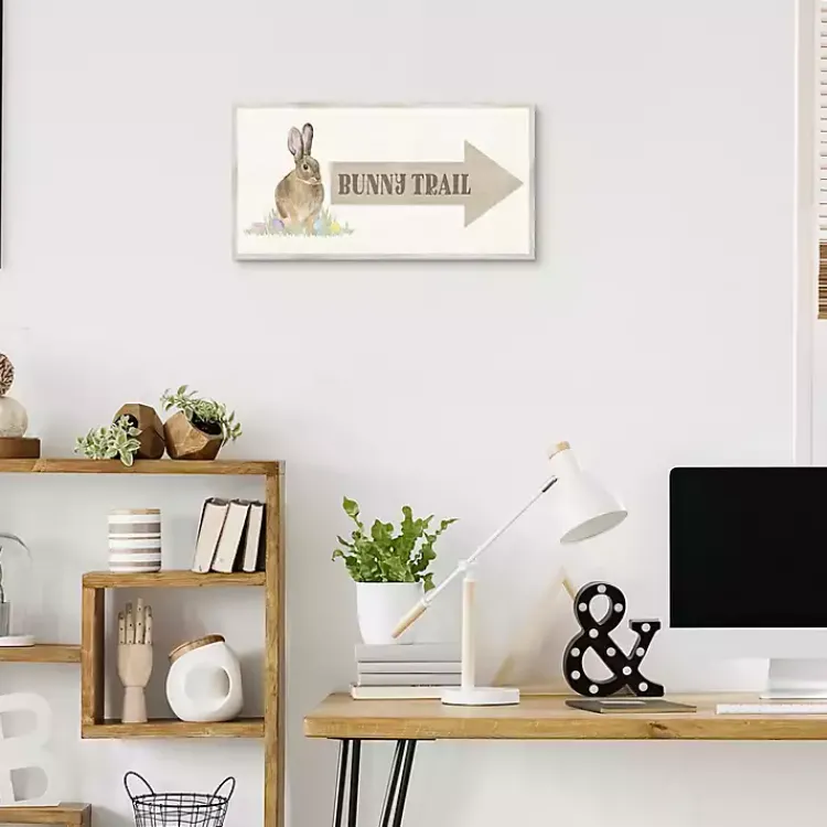 Online Bunny Trail Arrow Easter Canvas Wall Art Easter Decorations