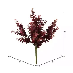 New Burgundy Jade Leaf Sprays, Set of 4 Stems & Bouquets