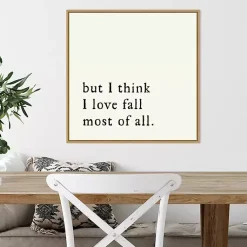 Discount But I Think I Love Fall Framed Wall Art Fall