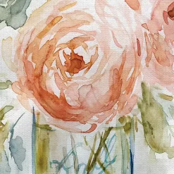 Kirklands Home Canvas Art|Cabbage Roses I & II Canvas Art Prints, Set of 2