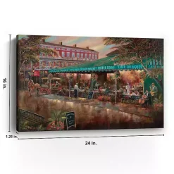 Online Café du Monde Canvas Art Print, 24x16 in. Mardi Gras Decorations