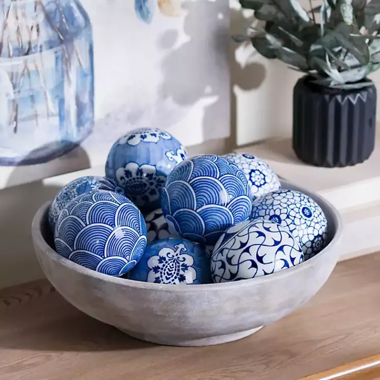 Clearance Calico Terracotta Bowl Decorative Bowls & Jars