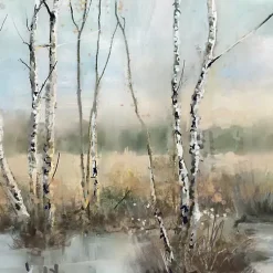 Kirklands Home Canvas Art|Calm Reflection Canvas Art Print Blue