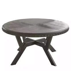 Kirklands Home Coffee Tables|Calvert Round Coffee Table Gray
