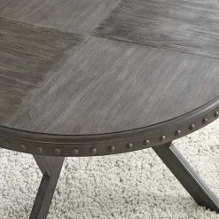 Kirklands Home Coffee Tables|Calvert Round Coffee Table Gray