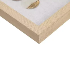 Kirklands Home Wall Plaques|Capiz Shells Emblem Framed Wall Plaques, Set of 2