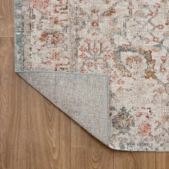 Kirklands Home Outdoor Rugs|Caramel Botanical Indoor/Outdoor Area Rug, 5x7