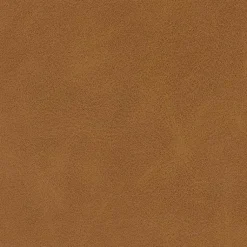 Kirklands Home Benches & Ottomans|Caramel Faux Leather Storage Ottoman Brown