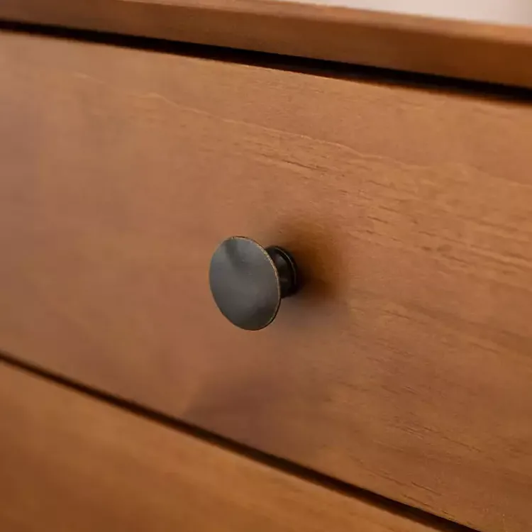 Kirklands Home Nightstands|Caramel Mid-Century Nightstand Brown
