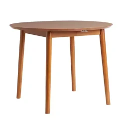 Kirklands Home Dining Tables|Caramel Wood Oval Dining Table with Leaf Tan
