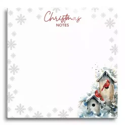 Clearance Cardinal Christmas Note Dry Erase Board, 8x8 in. Christmas Art & Wall Decor