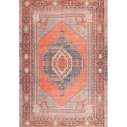 Kirklands Home Area Rugs|Carla Flatweave Area Rug, 5x7 Red