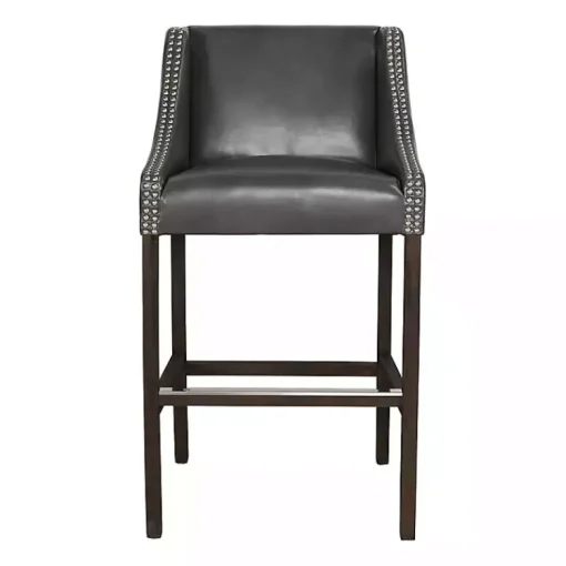 Kirklands Home Bar Stools & Counter Height Stools|Castaic Barstool Gray