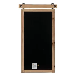 Hot Cerulean Distressed Blackboard Wall Plaque Memo & Chalkboards