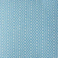 Outlet Cerulean Chevron Organic Cotton Throw Pillow Pillows