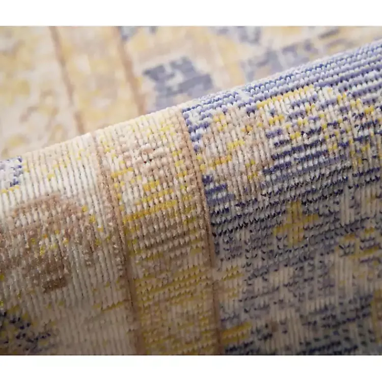 Kirklands Home Accent Rugs|Cerulean Vintage Border Accent Rug