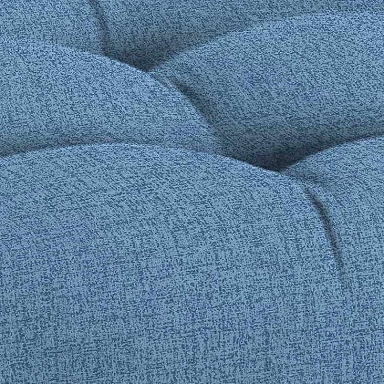 Kirklands Home Outdoor Cushions & Pillows|Chambray French Outdoor Wicker Settee Cushion Blue